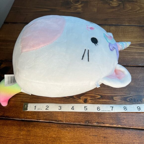 Squishmallows Luxe The Caticorn Glitter Horn Rainbow Tail plush stuffed animal - Picture 8 of 9